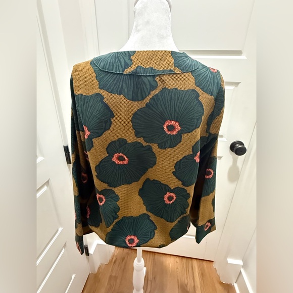 Allison Joy. Faux Wrap Floral Blouse. Size XS. - Picture 3 of 11